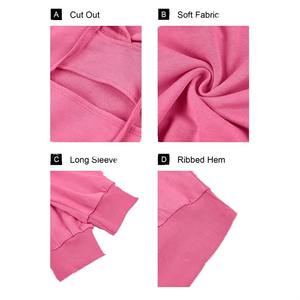 Nouveaux sweats à capuche courts pour femmes, design tendance, prix abordable, meilleure qualité. - Product Image 6