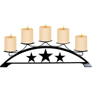 Portavelas Cuadrado Minimalista de Hierro Hecho a Mano para Decoración del Hogar de Tendencia, Portavelas Navideños Hechos a Medida por Zahid Exports - Product Image 2