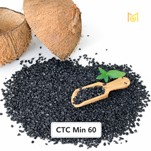 ถ่านกัมมันต์จากเปลือกมะพร้าวชนิด 6x12 เกรด CTC 55% สำหรับกระบวนการ CIP/CIL/CIC จากอินเดีย ค่า CTC สูง สำหรับการสกัดทอง - Product Image 1