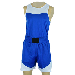 Conjunto de Uniforme de Boxeo Personalizado, Chaleco y Pantalones Cortos, 100% Poliéster - Product Image 2