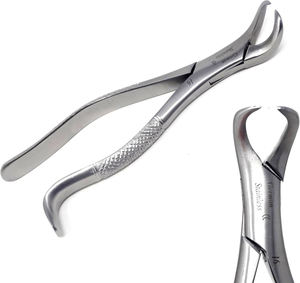 Forceps d'extraction dentaire de haute qualité, bec en corne de vache # 16 ustensiles en acier inoxydable certifiés CE - Product Image 3