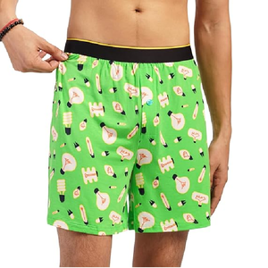 Boxers Homme Grande Taille Respirants Sans Coutures Imprimés Taille Haute Personnalisables Séchage Rapide Écologiques Spandex/Coton - Product Image 1