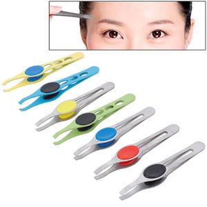 MAHFOOZ INSTRUMENTS Pinzas de Acero Inoxidable para Depilación Facial, Recortador de Cejas, Pinza para Pestañas, Herramienta de Belleza Cosmética, Pinzas para Cejas - Product Image 3