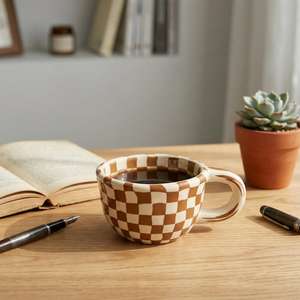 Classic 2026 Hot Selling Ceramic Handmade Custom Print Espresso Coffee for Restaurant Mug Home Decor Sustainable Washable Cup By - Product Image 3