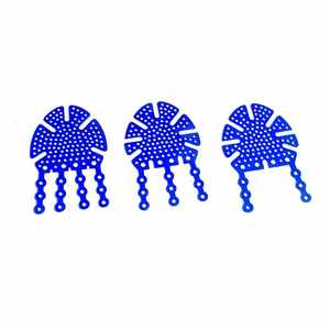 Plaques chirurgicales vétérinaires Astrin pour le plancher orbital, en acier inoxydable de qualité chirurgicale, ensemble de plaques d'implant maxillo-faciales (3 pièces) - Product Image 4