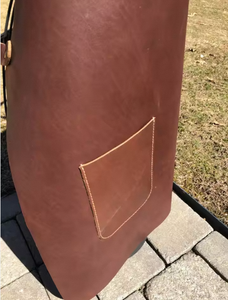 Wholesale Premium Quality Reusable Classic Waist Leather Sleeveless <b>Work</b> <b>Apron</b> Stylish Design Chefs Artists High Durable Beauty - Product Image 2