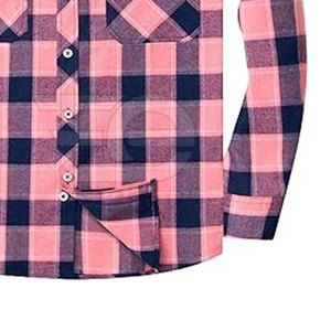 Chemises en flanelle pour hommes, coton, à carreaux, manches longues, douces, décontractées, confortables, boutonnées, tendance, mode, pour l'extérieur - Product Image 3