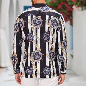 Camisas Hawaianas de Verano para Hombre, Estilo Playa, Personalizadas al por Mayor, Tejido Satinado de Secado Rápido, Ecológicas, Manga Corta - Product Image 4