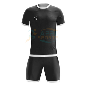 En stock, uniformes de football rayés verts pour hommes, service OEM, fabrication au Pakistan, vêtements d'entraînement, ensemble d'uniformes de football - Product Image 4