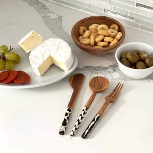 Cuchara de Té de Madera Natural con Acabado Liso, Apta para Lavavajillas, Cuchara Moderna para Café y Azúcar, Utensilio de Cocina Ecológico Reutilizable para Cafetería y Hogar - Product Image 3