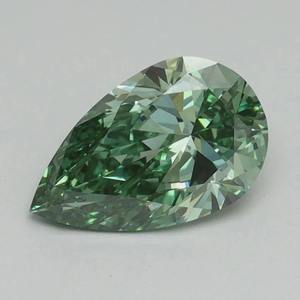 เพชรทรงลูกแพร์สีเขียวแฟนซีเพาะเลี้ยงในห้องปฏิบัติการ น้ำหนัก 2.00 กะรัต รับรองโดย IGI พลอยหลวม ราคาขายส่งจากผู้ผลิต B2B จัดส่งทั่วโลก - Product Image 1
