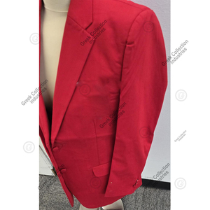 Blazer Personalizado de la Hermandad Delta Sorority DST para Hombre, Cierre de un Botón, Logotipo Bordado, Manga Larga, Accesorios Griegos, Rojo, para Eventos - Product Image 6