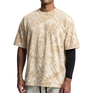 Camiseta Unisex Extra Grande de Poliéster/Algodón con Logotipo Personalizado, Lavado Ácido, Transpirable, Antiarrugas, Estilo Urbano - Venta al Por Mayor - Product Image 3