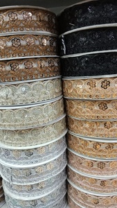 Tela de Encaje con Lentejuelas Bordadas, Ligera y de Lujo, para Vestidos de Novia, Moda Étnica, Prendas de Diseñador y Decoración del Hogar - Product Image 2