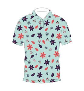 Polo pour homme à imprimé floral, manches courtes, col boutonné, décontracté, respirant et léger, idéal pour l'été - Product Image 4