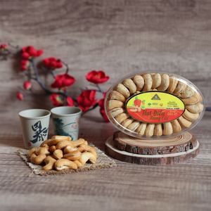 Noix de cajou grillées décortiquées de qualité supérieure biologique du Vietnam 163g W180 Boîte cadeau ovale - Approvisionnement direct en usine Exportation du Vietnam - Product Image 2