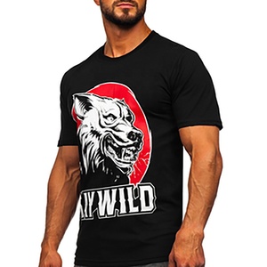 T-shirts en coton/polyester de haute qualité pour hommes, tricotés, vierges, à manches courtes, formels, personnalisables, respirants, grandes tailles, vente en gros - Product Image 3