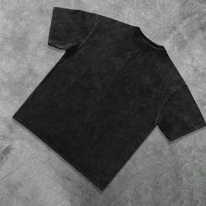 Camiseta Negra con Estampado de Calavera, 100% Algodón, Secado Rápido, 320g, Estilo Urbano Moderno, Ajuste Cómodo - Product Image 2