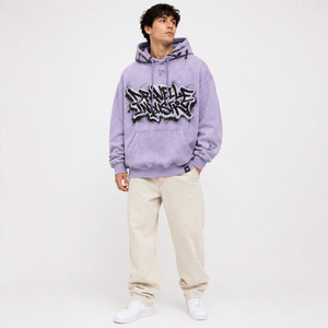 Sudadera con Capucha Extra Grande para Hombre, Personalizada, Ecológica, Resistente al Viento, de Felpa de Polialgodón de 350 g/m², con Hombros Caídos, para Invierno - Product Image 4