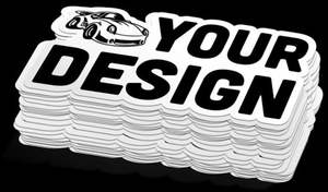 100 autocollants PVC imperméables 5x5cm, logo personnalisé, autocollant pour boîte cadeau, design personnalisé, taille personnalisée, autocollant vinyle résistant aux UV, épreuve gratuite - Product Image 4