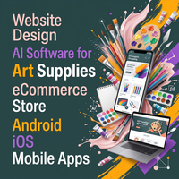 Software de IA para Diseño Web para Tiendas de Artículos de Arte en Línea, Plugin para WordPress y Shopify, Aplicaciones Móviles para Android e iOS, Software de IA para ERP y CRM