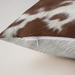 Housse de coussin en coton à motif animalier, rectangulaire, style nordique, décoration d'intérieur, respirante, imprimée, fermeture enveloppante - Product Image 2