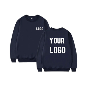 เสื้อสเวตเชิ้ตสีพื้นสำหรับเล่นกีฬา ฤดูใบไม้ร่วง/ฤดูหนาว เสื้อผู้ชายย้อมสีแบบ Garment Dyed ขอบเสื้อแบบ Distressed ราคาโรงงาน - Product Image 3