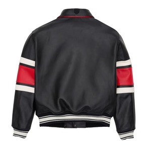 Custom Made Outdoor Best Selling Genuine Cowhide Avirex <b>Jackets</b> Breathable Custom Logo Plus Size <b>Real</b> <b>Leather</b> Avirex <b>Jacket</b> Men - Product Image 2