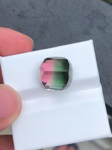 Hermosa turmalina bicolor de sandía, piedra preciosa suelta para la fabricación de joyas y colección. - Product Image 6