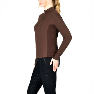 Camisa de equitación para mujer, nueva, al por mayor, para competición, manga larga, hombros caídos - Product Image 5