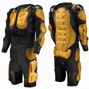 Ensemble veste et pantalon de moto respirant et résistant aux chutes, équipement de protection pour motocross - Product Image 4