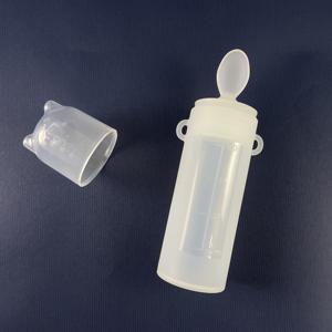 Cuchara Dispensadora de Alimentos de Silicona para Bebés, Cuchara Exprimible para Niños y Niñas Pequeños - Product Image 1