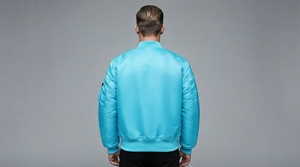 Blouson Bomber Homme Personnalisé, Style Grec, Produits de Sororité, Poches Utilitaires, Fermeture Éclair Intégrale, Vêtement d'Extérieur Décontracté - Product Image 2