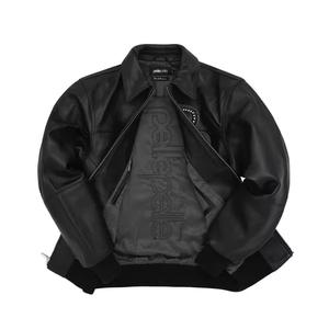 Chaqueta de Motociclista de Cuero con Logotipo Personalizado de Alta Calidad, Diseño de Moda Nuevo para Hombre, Invierno, Impermeable, Transpirable, con Cierre, Casual - Product Image 2