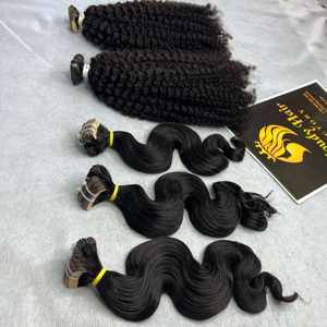 วิกผมสีดำเรียงตามหนังสำหรับเครื่องมัดสองชั้นเกรดสูงจัดเรียงได้ในเวียดนาม - Product Image 5