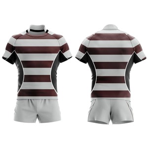 Uniforme de Rugby Personalizado de Alta Calidad, Secado Rápido, Transpirable, Ecológico, 100% Poliéster, Superventas - Product Image 1