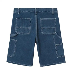 Letter Embroidered <b>Patches</b> Denim <b>Shorts</b> Flared Jorts Jeans <b>Shorts</b> <b>Men</b> Denim <b>Shorts</b> New Design Custom Embroidery Jeans <b>Shorts</b> - Product Image 2