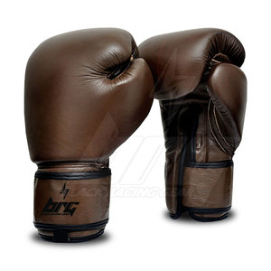 Gants de boxe en cuir 2026 en gros, vente chaude, logo personnalisé, gants de boxe confortables - Product Image 3