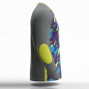 Maillot de gardien de but de football à manches longues, coupe confortable, grande taille, respirant, anti-humidité, uniforme sportif adapté à l'entraînement - Product Image 4