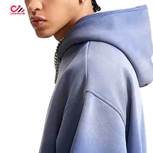 Ensemble de survêtement délavé pour homme, manches longues, couleur unie, coupe décontractée, sweat-shirt et pantalon en coton avec cordon de serrage et poches - Product Image 5