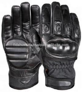 Gants tactiques compacts en cuir synthétique en gros pour hommes Gants de sécurité d'entraînement haute performance guantes de agente especial - Product Image 4