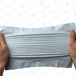 Bolsa de Embalaje de Polietileno Simple de 8x10 Pulgadas, 52 Micras, Negra y Blanca, LDPE con Válvula, Resistente al Agua y a Desgarros, para Uso en Supermercados - Product Image 1