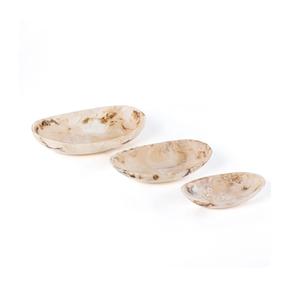 Nouveaux plateaux ovales en résine pour servir, idéaux pour le Ramadan, l'Aïd, les cadeaux de pendaison de crémaillère, les dattes, les chocolats, les bonbons et les collations. - Product Image 2