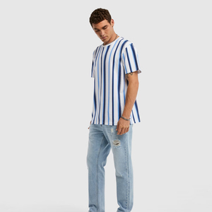 T-shirt pour homme en coton 100% au design unique, style personnalisé, polyester, couleur unie, séchage rapide, tissu de qualité supérieure - Product Image 2