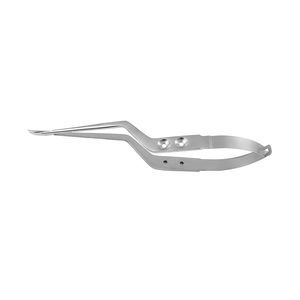 Tijeras de Microcirugía de Acero Inoxidable Alemán de Precisión, 4.5cm, Borde Curvo, Herramienta Quirúrgica OEM - Product Image 5