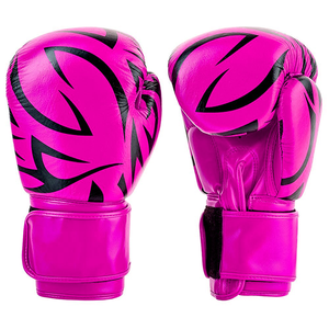 Gants de boxe professionnels en cuir de vachette de qualité supérieure pour hommes, femmes et adultes - Gants légers, respirants et anti-humidité avec fermeture à crochet - Product Image 1