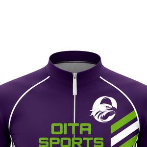 Ensemble de cyclisme violet et vert pour hommes, maillot et short, uniforme de vélo athlétique, vêtements de cyclisme légers et respirants, pour la conduite sur route, taille S - Product Image 4