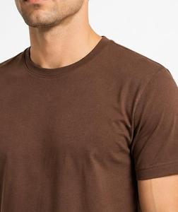 <b>Men's</b> <b>Red</b> <b>Black</b> Gradient O-Neck Short Sleeve Quick Dry Breathable Knitted Casual Front Regular Fit Solid Polyester 220g T-<b>Shirt</b> - Product Image 6