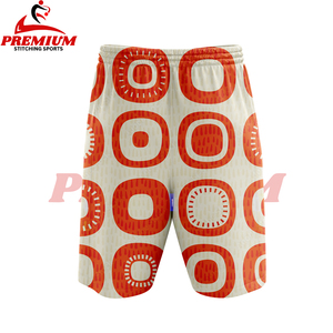 Shorts de course pour hommes imprimés par sublimation, respirants, à taille élastique, pour le basketball, l'été, ou comme short de bain décontracté personnalisé - Product Image 2