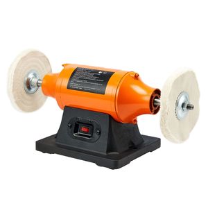 Lucidatrice da Banco a Velocità Singola 3/4HP 3450RPM, Macchina per Lucidatura e Levigatura Fai-da-Te da 8 Pollici con 2 Ruote in Tessuto per Uso Domestico - Product Image 6
